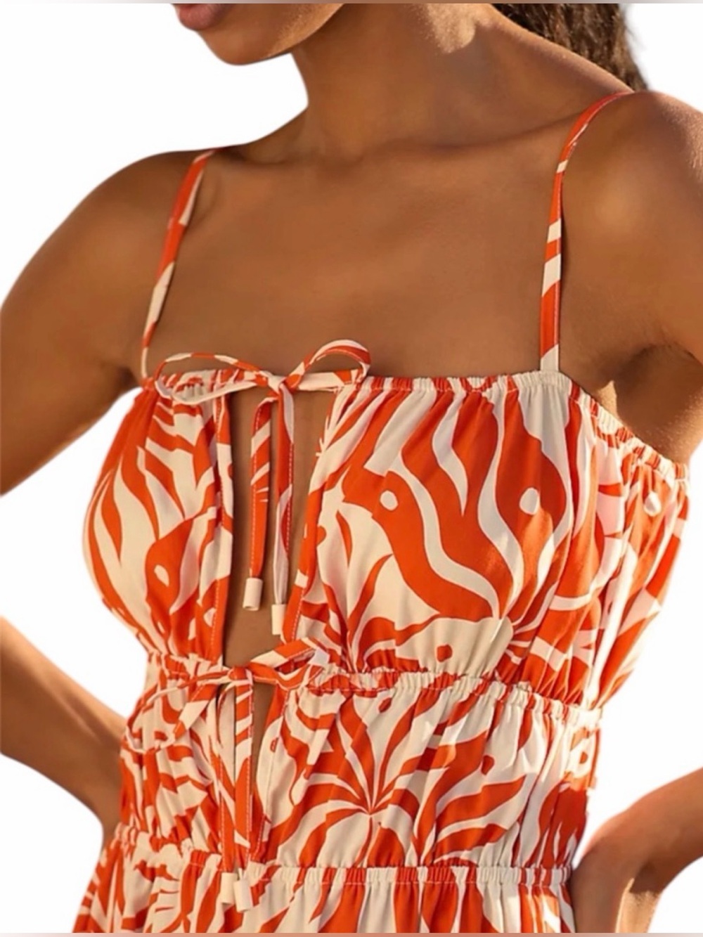 Anthropologie Sanctuary Tie-Front Mini Dress/ Cover-Up, Size S/M